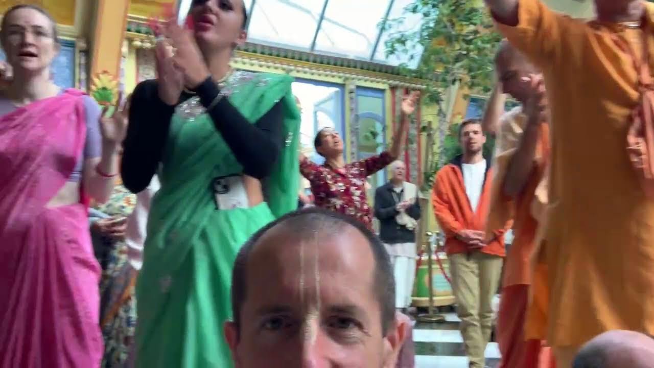 Srila Indradyumna Maharaja fogadás és lecke