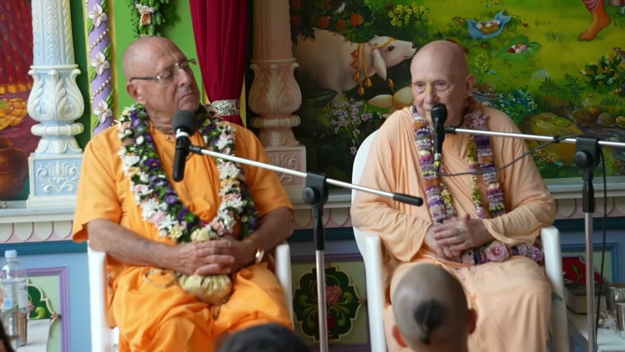 Srila Prabhupada vyasa-puja class by His disciples – 2025