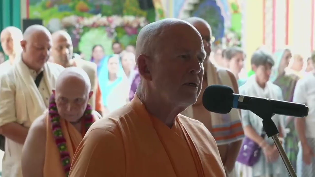 HH BB Govinda Swami – Janmastami morning kirtan – 2025