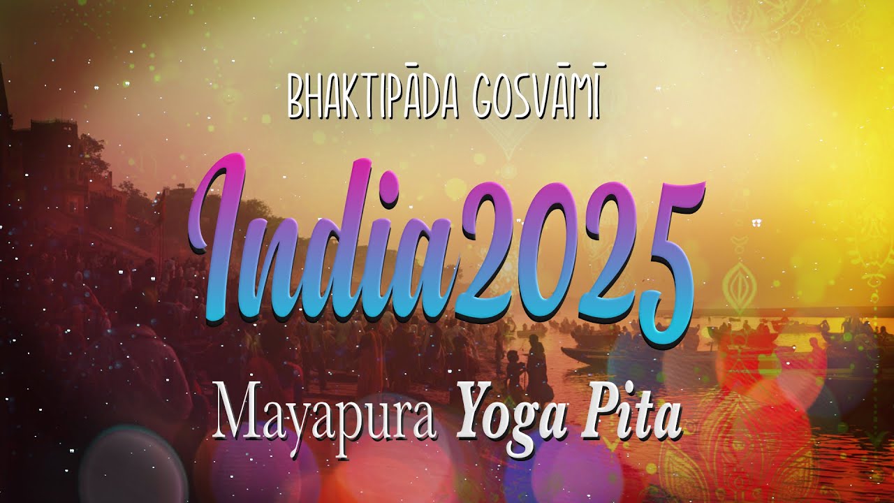 Indiai zarándoklat 2025. Mayapura, Yoga Pita. Bhaktipāda Gosvāmī