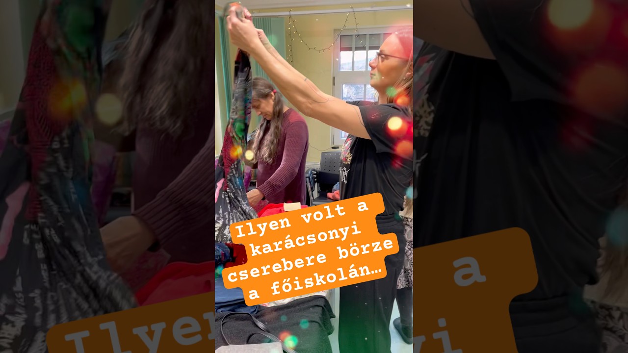 Ami neked már felesleges, másnak kincs. CserÉLD el karácsonyi fenntarthatósági börzét tartottunk.