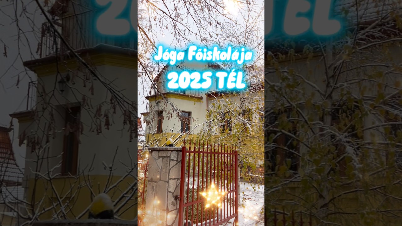 Békés ünnepeket. Legyen időd megpihenni, lelassulni, és közelebb kerülni önmagadhoz. #jógafőiskolája