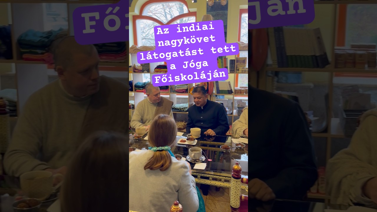 Mr. Anshuman Gaur, az indiai nagykövet úr meglátogatta a BHF-et. #jógafőiskolája