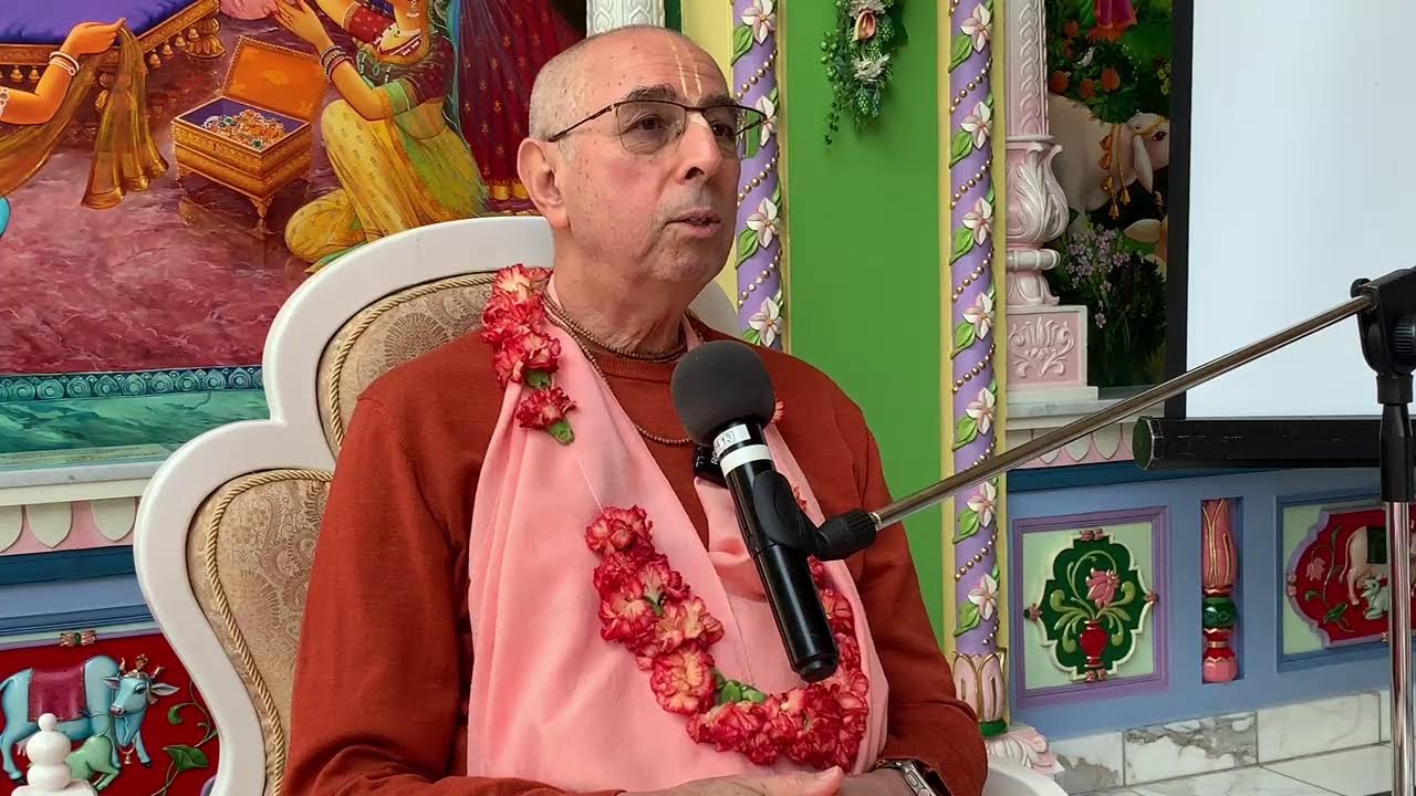 Srila Niranjana Maharaja Sankirtana fesztivál lecke SB 1.5.11.