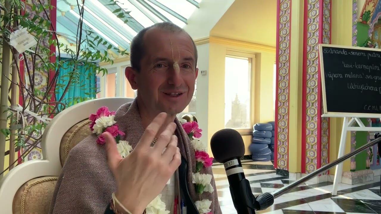 Beiratkozás és tanulás Srila Rupa Goswāmi iskolájában? Cc Madhya 19.118-132. LilaSuka Dāsa