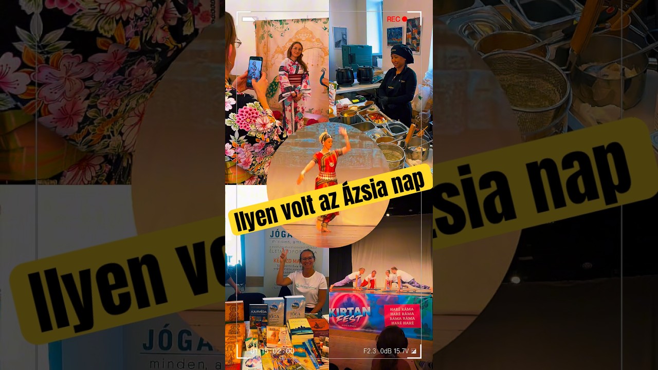 Hát persze, hogy India és a jóga is helyet kapott az Ázsia napon.Mi ilyennek láttuk. #jógafőiskolája