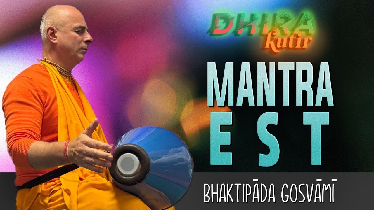 Mantra est.Dhira kutir. Bhaktipada Gosvami