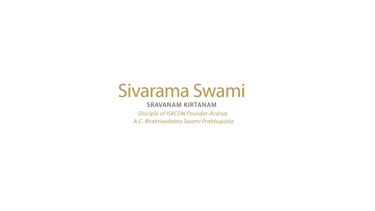 Srila Sivarama Swami CC Madhya 3. 71-