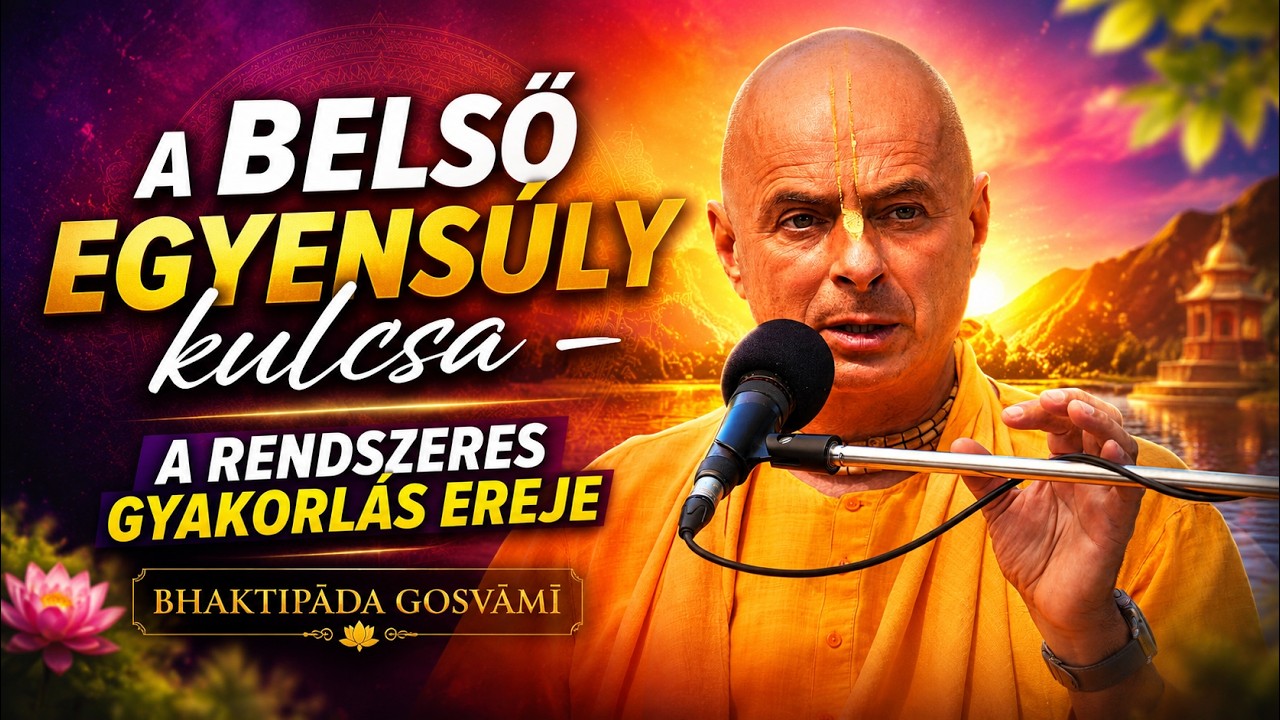 Napi Szádhaná, a belső egyensúly kulcsa. Bhaktipāda Gosvāmī