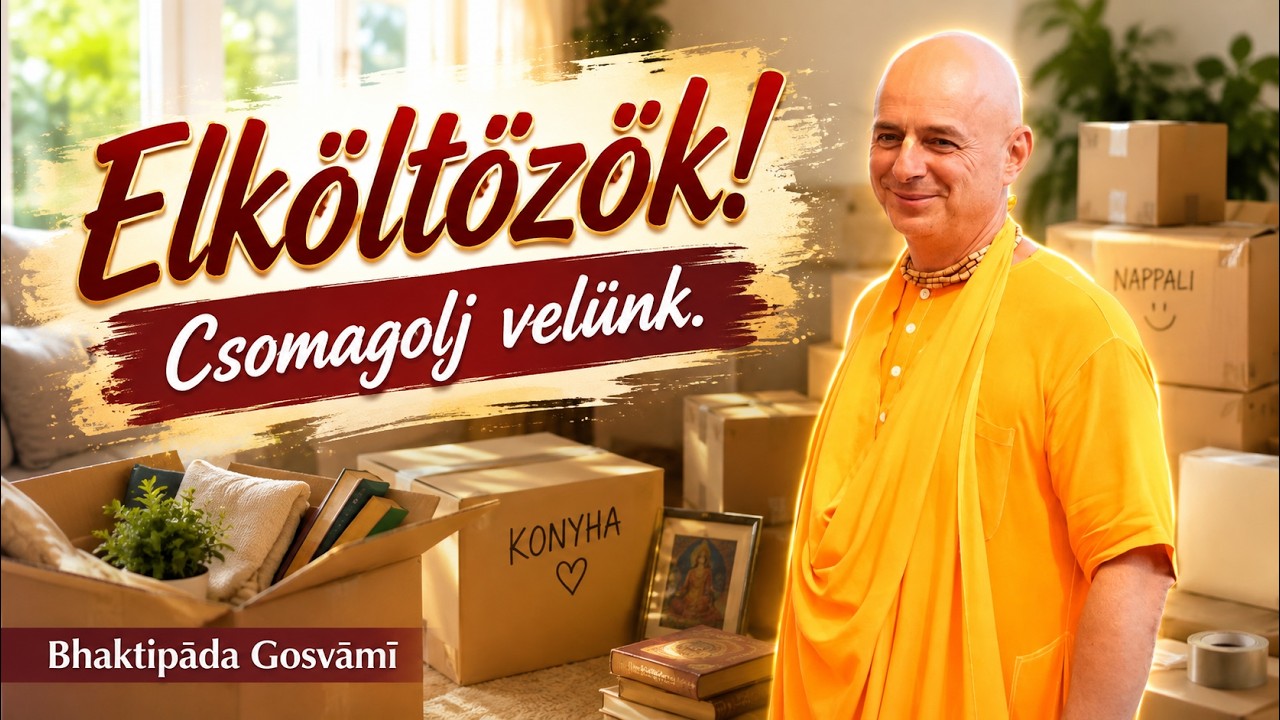 Költözünk! 🏡📦 Bhaktipāda Gosvāmī