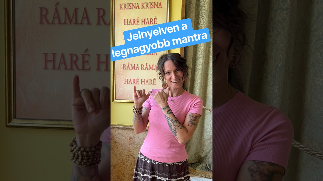 Egy különleges tolmácsolás: a mahá mantra jelnyelven🤟 #jógafőiskolája
