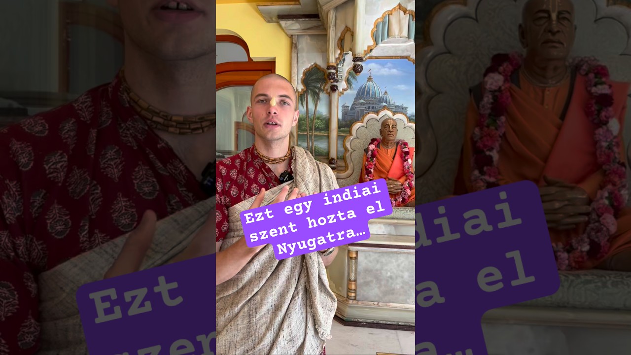Hálával tartozunk egy indiai szentnek, mert elhozta azt, amiből hiány van Nyugaton. #jógafőiskolája